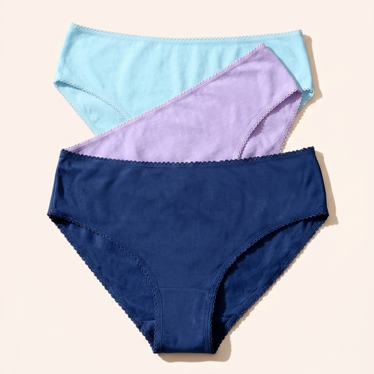 Mid-Rise Seamless Comfort Briefs - Pack of 3