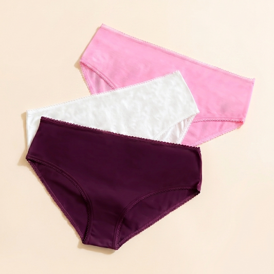 Mid-Rise Comfort Briefs - Pack of 3