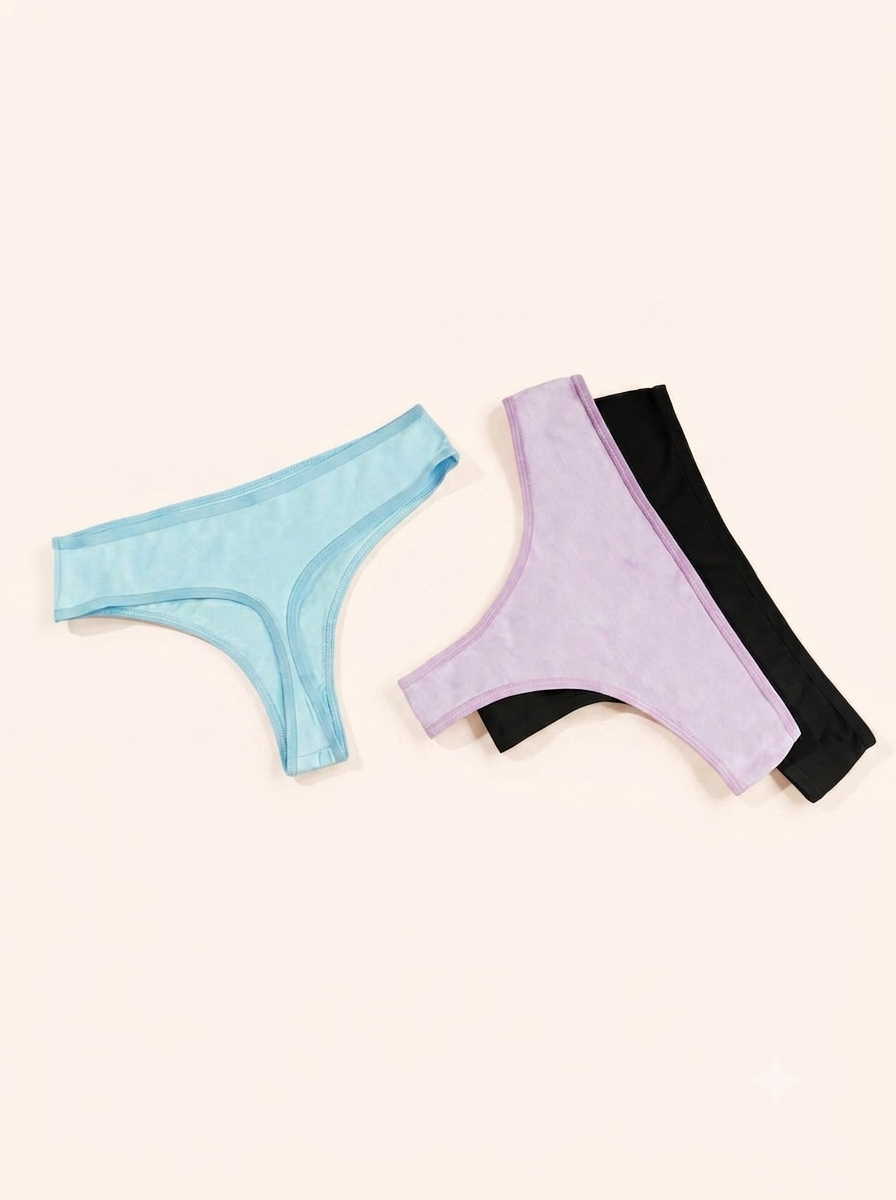Signature Cotton Thong - Pack of 3