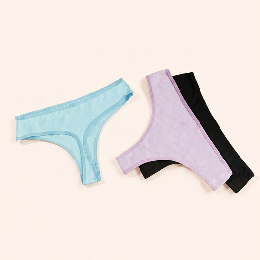 Signature Cotton Thong - Pack of 3
