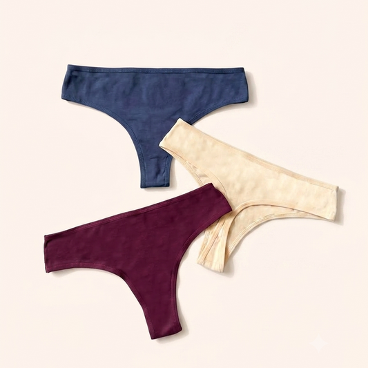 Signature Cotton Thong - Pack of 3