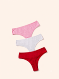 Signature Cotton Thong - Pack of 3