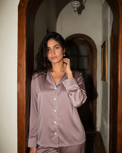Classic cashmir Satin Pajama Set