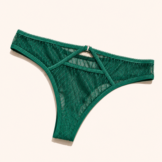 Signature Lace Strappy Thong