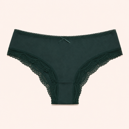 Signature Bow-Accent Lace Tanga