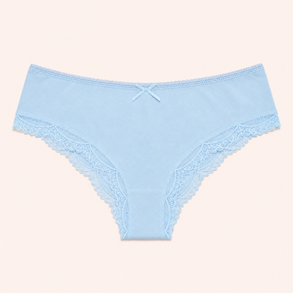 Signature Bow-Accent Lace Tanga