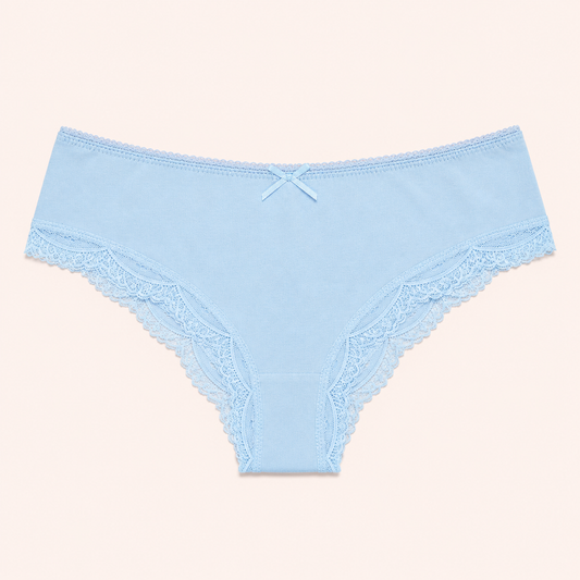 Signature Bow-Accent Lace Tanga