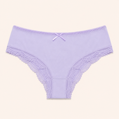 Signature Bow-Accent Lace Tanga