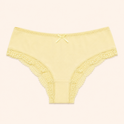Signature Bow-Accent Lace Tanga