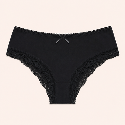 Signature Bow-Accent Lace Tanga