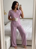 Flamingo Cotton Pajama Set