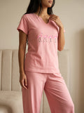 Flamingo Cotton Pajama Set